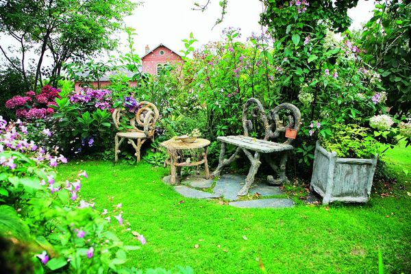 Shady corner of the garden