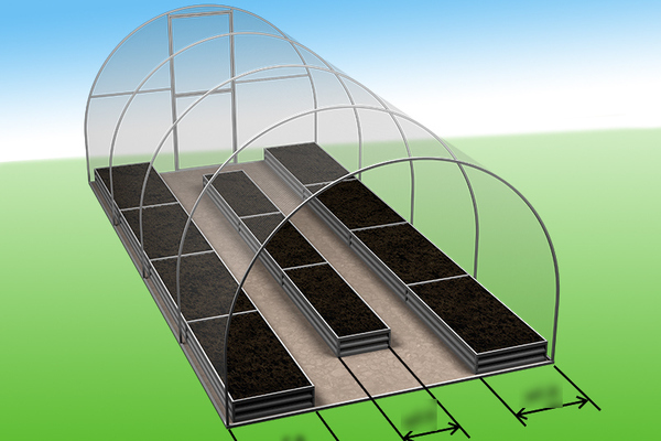 How to make greenhouse beds correctly